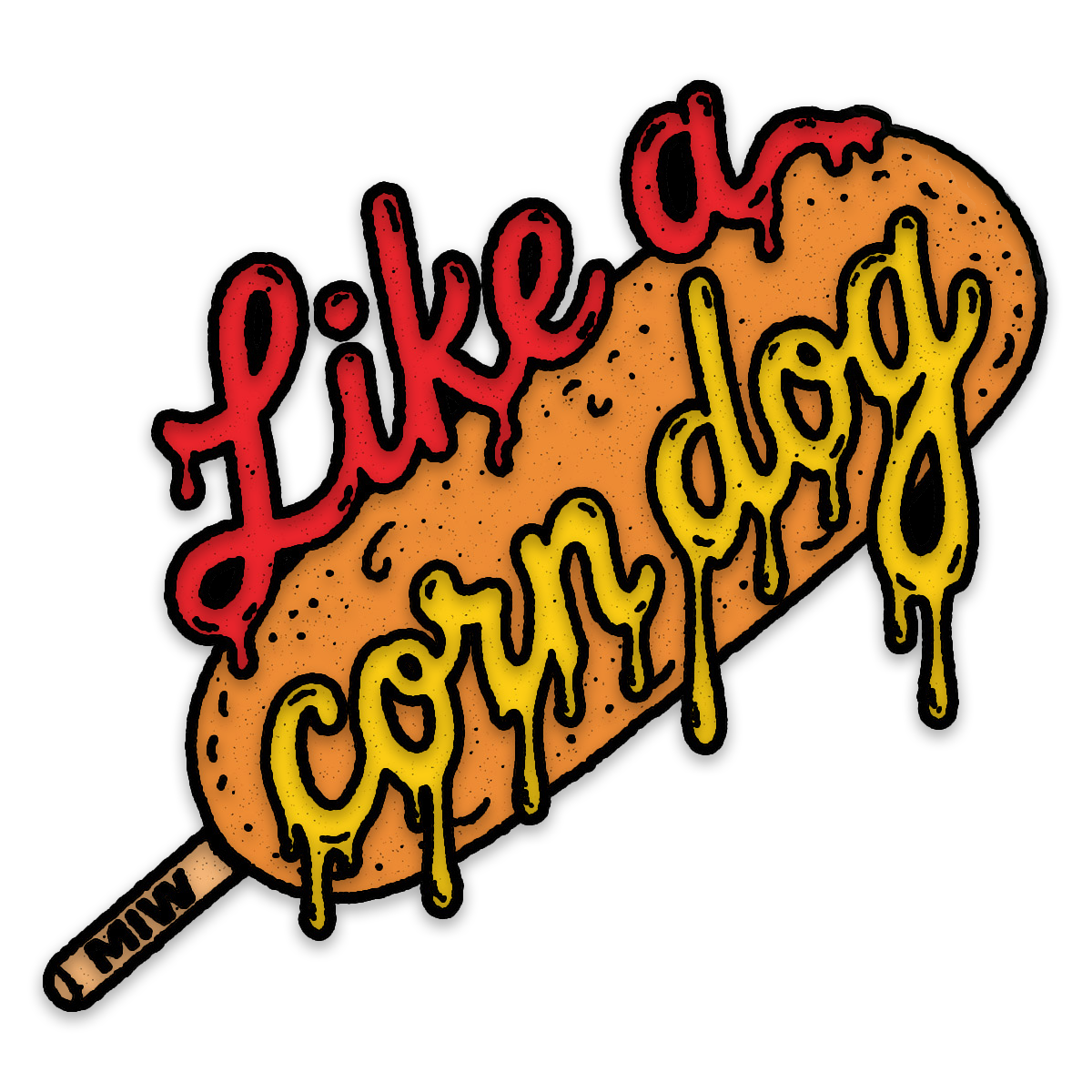 Motionless In White (Corn Dog) Die Cut Enamel Pin