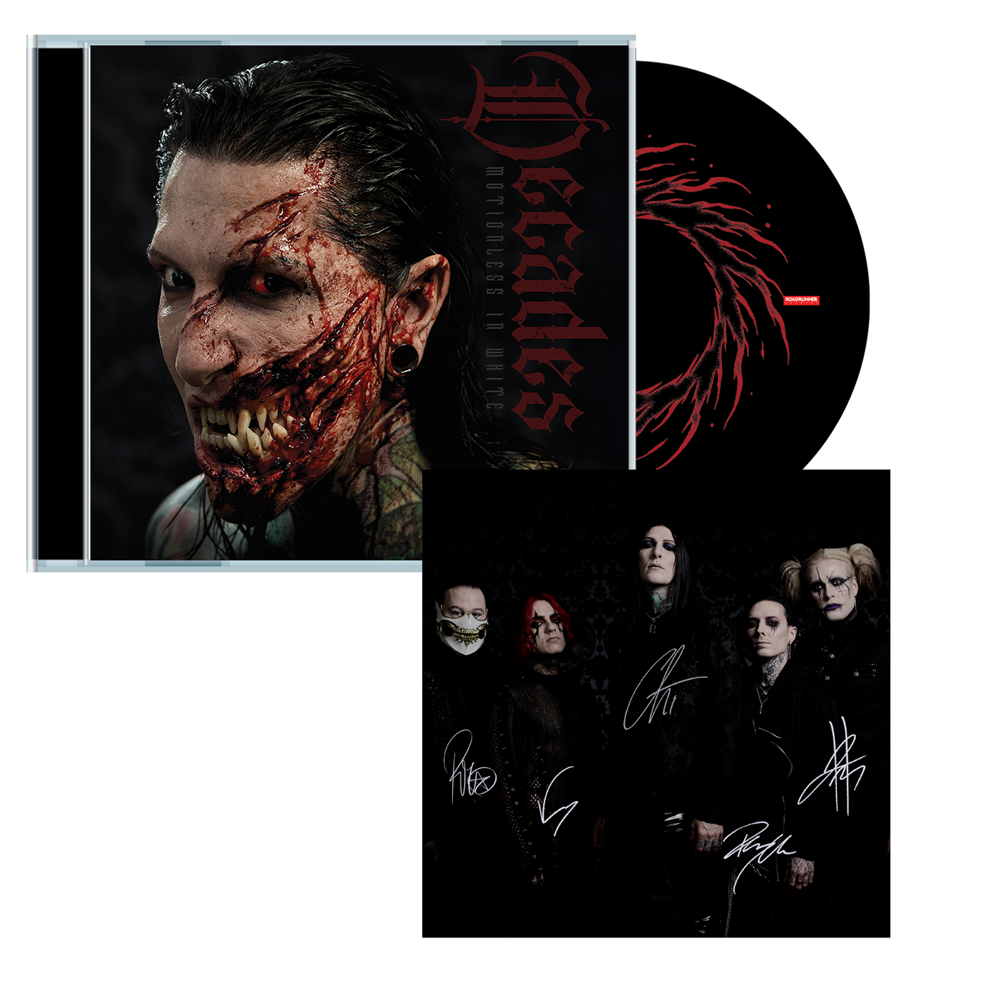 Motionless In White (Decades) CD w/Signed Poster
