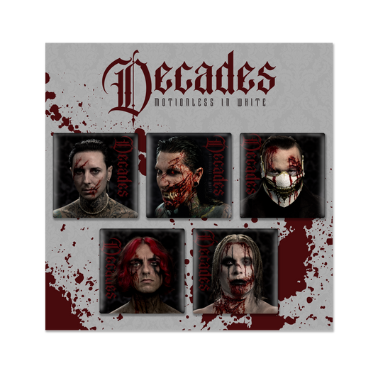 Motionless In White (Decades Band) Button Pack