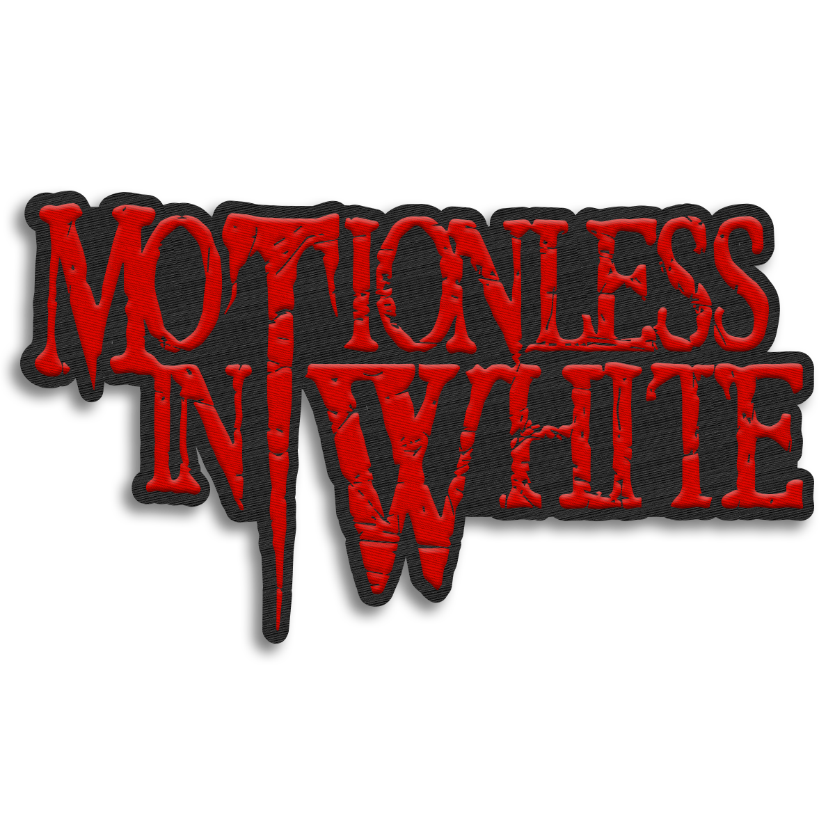 Motionless In White (Throwback Logo) Diecut Patch