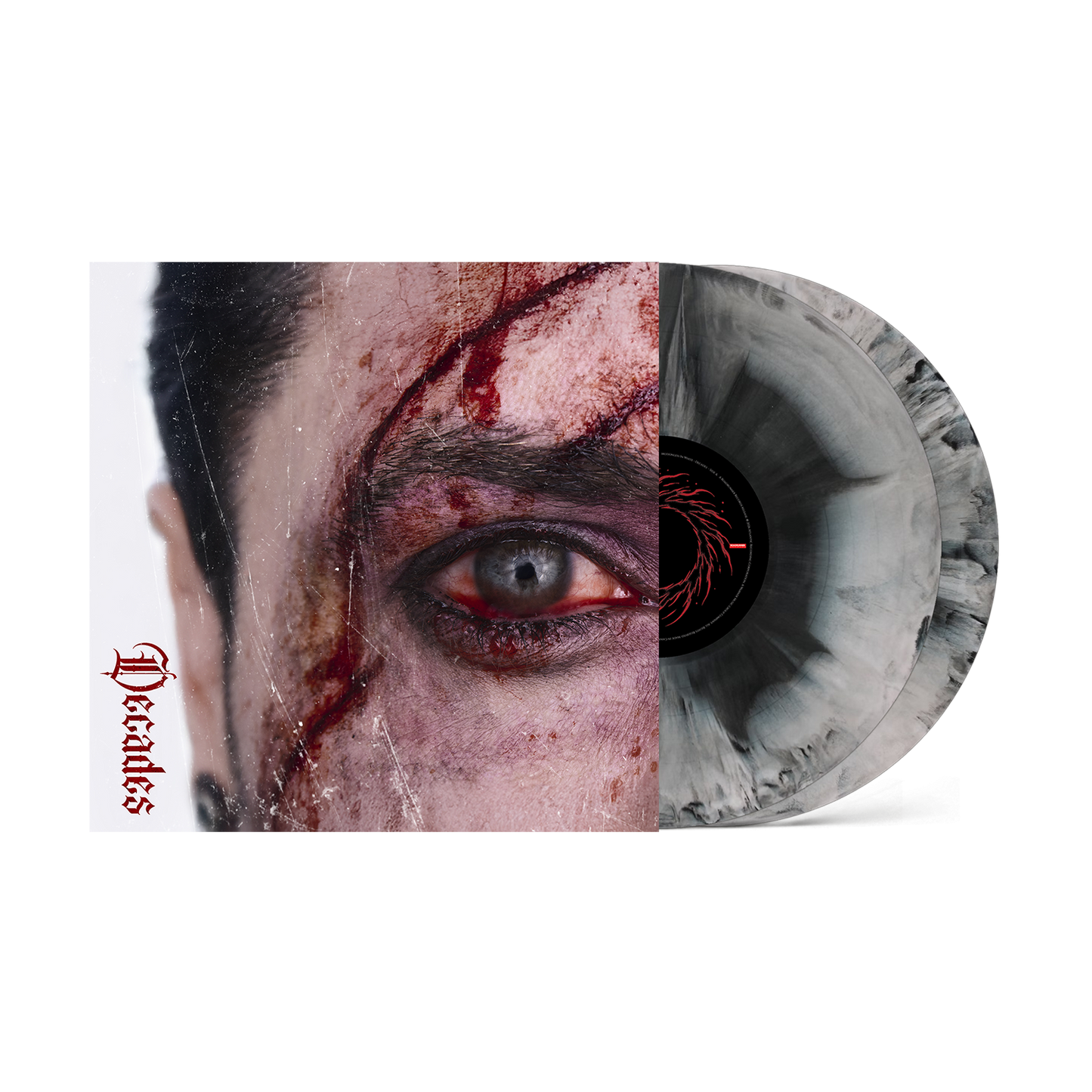 Motionless In White (Decades - Light Ricky Cover) 2xBlack/Grey Galaxy Vinyl
