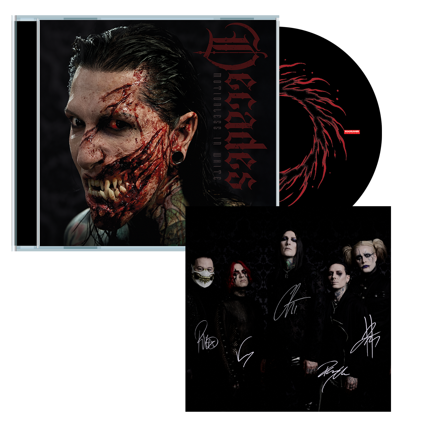 Motionless In White (Decades) CD w/Signed Poster
