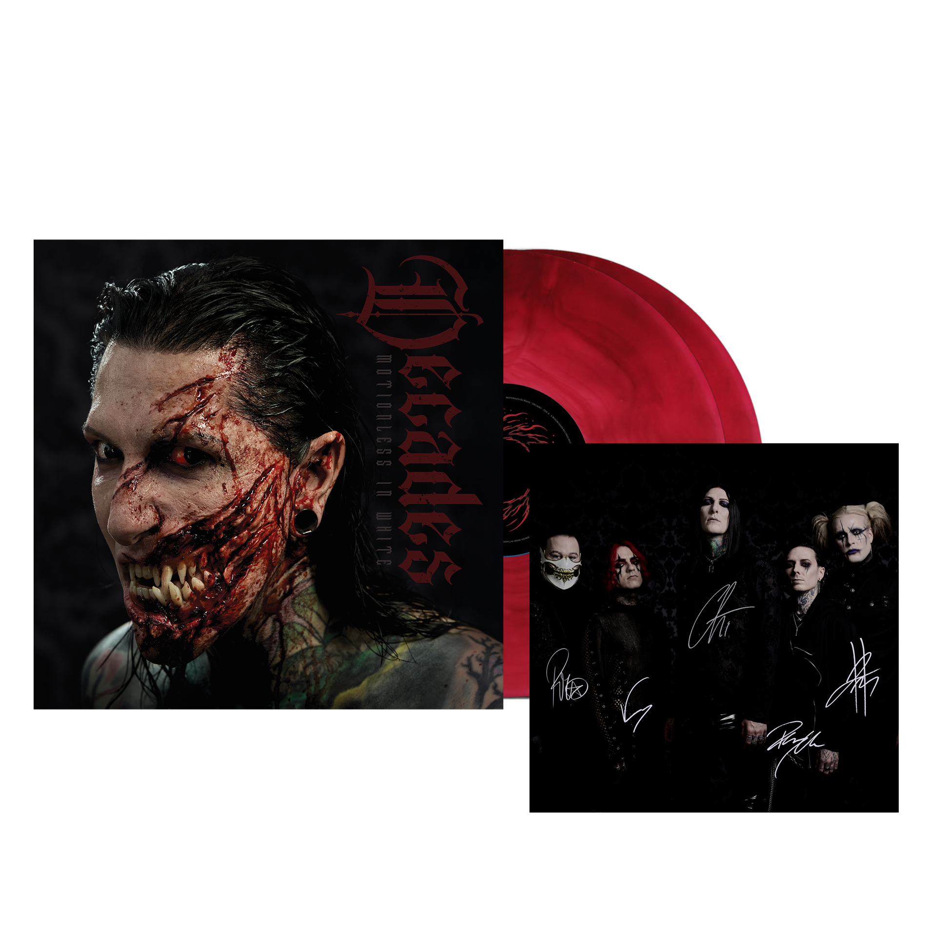 Motionless In White (Decades) 2xPicture Vinyl w/Signed Poster