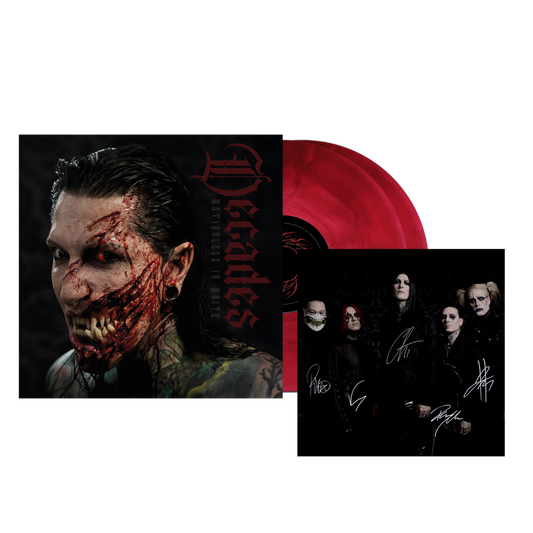Motionless In White (Decades) 2xPicture Vinyl w/Signed Poster
